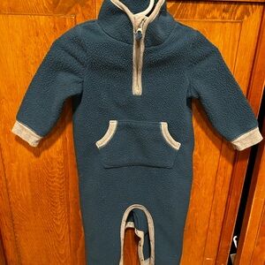 Cat & Jack Navy Blue Fleece Footie